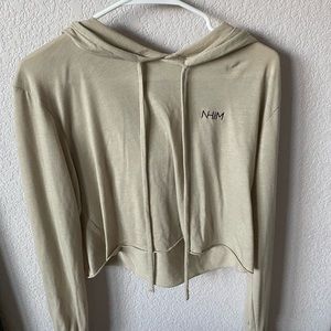Nhim crop hoodie